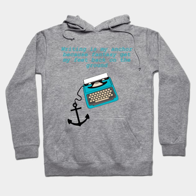 Writing in my anchor Hoodie by cutedrivers